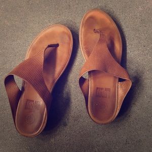 Fitflop sandals brown size 8